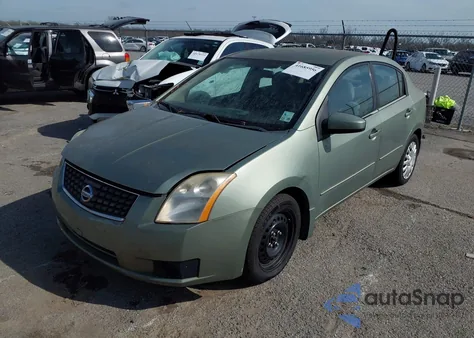 2007 Nissan Sentra 2.0S z USA, uszkodzony, nr VIN 3N1AB61E07L660356